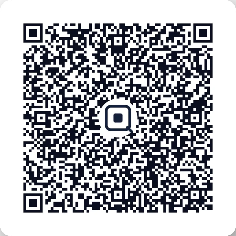 A Qryo Branded QR card on cream paper, with the QRYO wordmark above the code and the caption 'Scan with Qryo to unlock.' below.